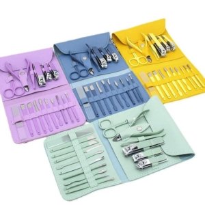 Premium 10 Pcs Stainless Steel Mani Pedi Kit