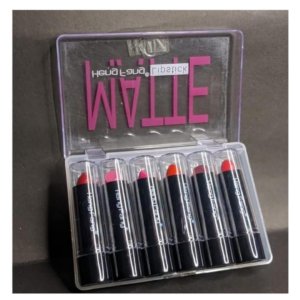 6 Pcs Moisturizing Matte Lipstick Set,