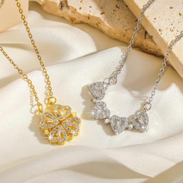 Magnetic Heart Gold Plated Locket